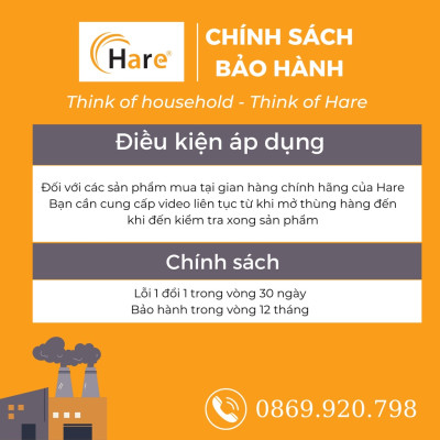 Nồi cơm điện HR-ERB56 (5.6L) -hàng chính hãng thương hiệu Hare - bảo hành 12 tháng