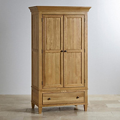 Tủ quần áo Juno Sofa 2 cánh 1 ngăn kéo gỗ sồi 1m