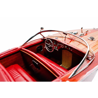 Mô hình cano RIVA TRITON cao cấp, mô hình gỗ tự nhiên, làm quà tặng sang trọng 1st FURNITURE