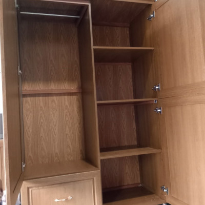 Tủ áo nhôm 3 cánh siêu bền Juno Sofa 1m2 x 1m9 x 50 cm