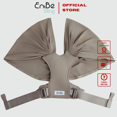 [Thiết Kế Mới - Cao Cấp] Địu Vải Em Bé Sling Baby Sling Nova/Nova Plus Dễ Địu Êm Vai An Toàn Cho Bé 0–24 Tháng