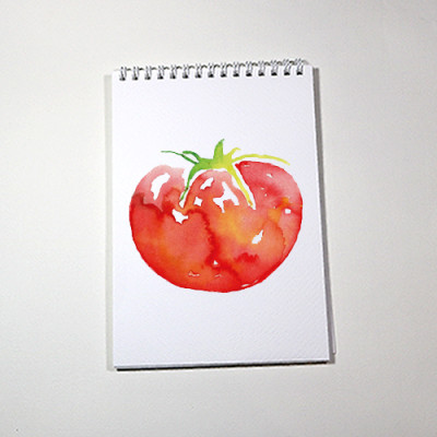 Sổ vẽ màu nước chuyên dụng A5 có vân, dòng cao cấp lên màu đẹp loang màu tự nhiên vẽ được cả chì, 15 tờ/cuốn chất giấy dày 300gsm nhập từ Ý không bị cong TIG373 Green Art - Hàng chính hãng