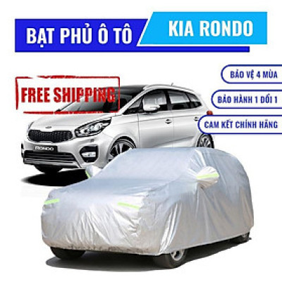 Bạt che phủ xe ô tô 7 chỗ Kia Rondo, Bạt trùm xe hơi 5 chỗ cao cấp chất liệu vải PEVA chống nắng mưa không thấm nước