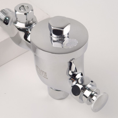 Vòi nhấn xả tiểu nam Đồng mạ Chrome Eurolife EL-XT130 (Trắng bạc)