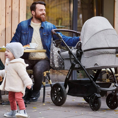 Bộ xe đẩy Kinderkraft XMOOV3IN1 cho bé từ 0 tháng tuổi đến 22kg