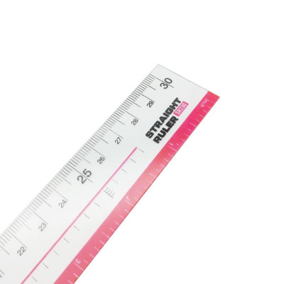 Thước Nhựa Dẻo 30 cm - Stacom SR230 - Màu Hồng