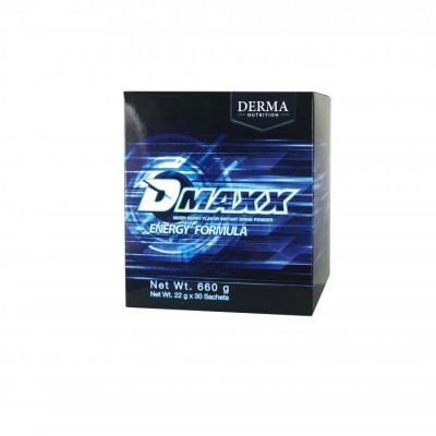 DMAXX thức uống bổ sung vitamin năng lượng có đường DAMODE 6 gói dùng thử màu xanh