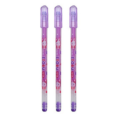 Vỉ 3 Cây Viết Nước Jtoru - Tím