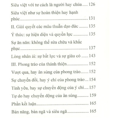 Các Mức Độ Của Đời Sống Đạo Đức