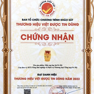 MẬT ONG BẠC HÀ CHÍNH HÃNG PO MỶ OCOP HÀ GIANG, MẬT ONG BẠC HÀ NGUYÊN CHẤT HÀ GIANG