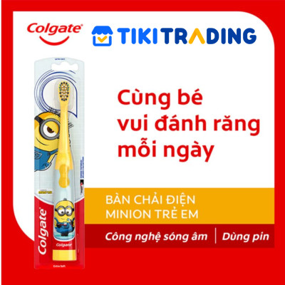 Bàn chải điện Trẻ em Colgate Sonic Minion - Xanh/Vàng - Giao ngẫu nhiên