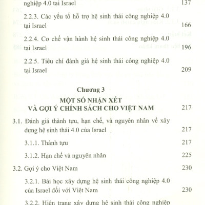 Hệ Sinh Thái Công Nghiệp 4.0 - Nghiên Cứu Trường Hợp Israel Và Gợi Mở Cho Việt Nam (Sách chuyên khảo)