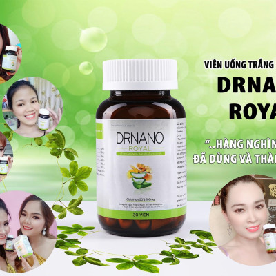 Viên uống trắng da giảm nám DrNano Royal Chính hãng