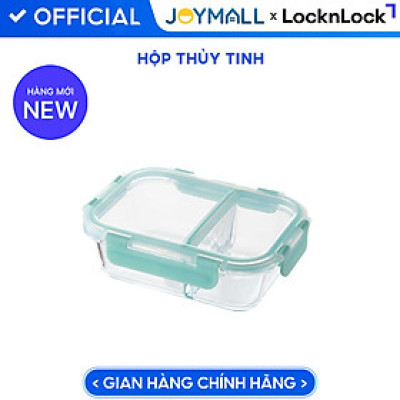 Hộp Thủy Tinh Chịu Nhiệt Chia Ngăn LocknLock, Hàng Chính Hãng, Dùng Được Trong Lò Vi Sóng - JoyMall