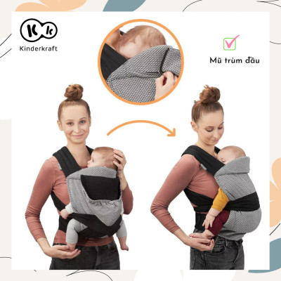 Địu cho bé từ 3 tháng tuổi Kinderkraft Adoree - Hàng chính hãng