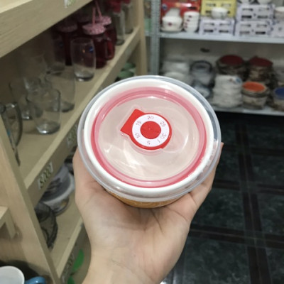 Bộ 3 thố sứ có nắp hút chân không