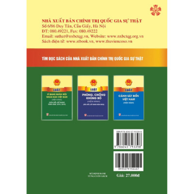 Luật Nghĩa vụ quân sự (hiện hành) (sửa đổi, bổ sung năm 2019) (bản in 2024)