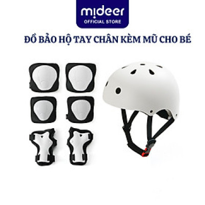 Đồ bảo hộ tay chân kèm mũ cho bé Mideer Protective Clothing Bike, đồ chơi vận động cho bé