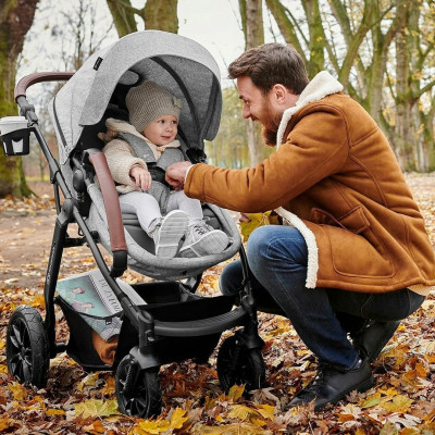 Bộ xe đẩy Kinderkraft XMOOV3IN1 cho bé từ 0 tháng tuổi đến 22kg