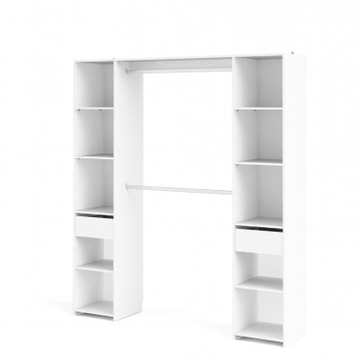 Tủ để quần áo bằng gỗ thiết kế tiện lợi SMLIFE Cabana