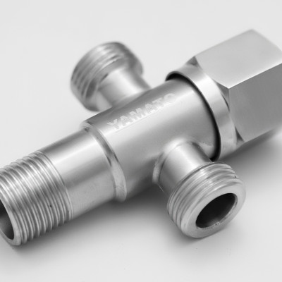 Van chia giảm áp - khóa 2 đường nước Inox SUS 304 Yamato VTI