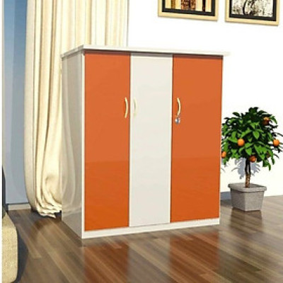 Tủ nhựa 3 cánh màu cam T309