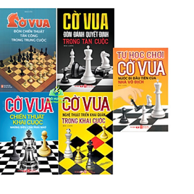 Sách - Combo Cờ Vua - Đòn Chiến Thuật Tấn Công + Nghệ Thuật Triển Khai Quân + Tự Học Chơi Cờ Vua + Đòn Đánh Quyết Định
