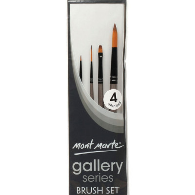 Set Bộ cọ vẽ Acrylic Mont Marte Gallery Series Brush