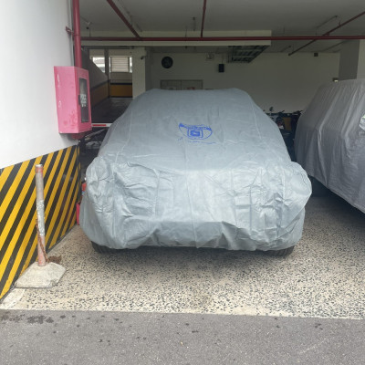 Bạt phủ ô tô chất liệu vải không dệt 3 lớp cao cấp thương hiệu MACSIM cho xe ô tô Mazda CX30 - màu ghi