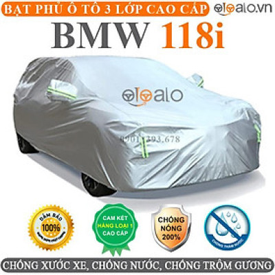 Bạt phủ xe ô tô BMW 118i vải dù 3 lớp CAO CẤP BPXOT
