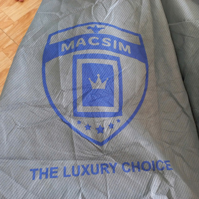 Bạt phủ ô tô chất liệu vải không dệt 3 lớp cao cấp thương hiệu MACSIM cho xe ô tô BMW X5- màu ghi