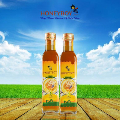 Bộ 2 Mật Ong Thiên Nhiên 5 Sạch Honeyboy 250ml