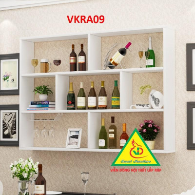 Kệ trang trí treo tường VKRA09 - Nội thất lắp ráp