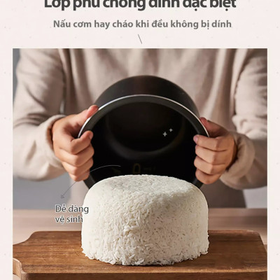 Nồi Cơm Điện Mini Đa Năng Bear DFB-B12F1, Giao Màu Ngẫu Nhiên - Hàng Chính Hãng