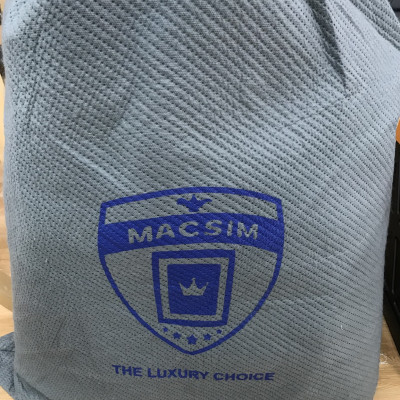 Bạt phủ ô tô chất liệu vải không dệt 3 lớp cao cấp thương hiệu MACSIM cho xe ô tô Volkswagen Viloran- màu ghi