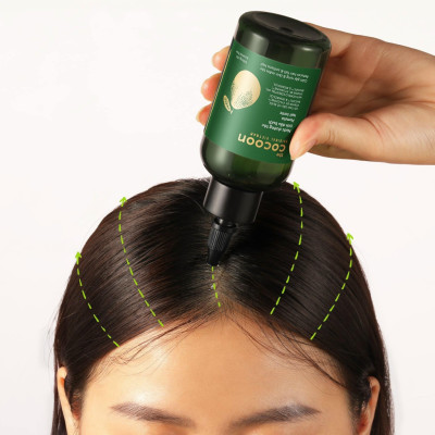 Combo Nước dưỡng tóc bưởi pomelo Cocoon 140ml + Serum Sa-chi phục hồi tóc COCOON 70ml