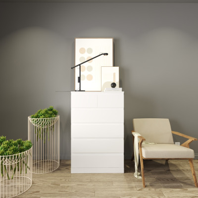 HAPPY FURNITURE , Tủ 5 tầng - DOOBIE , THK_006 , 80cm x 48cm x 123cm