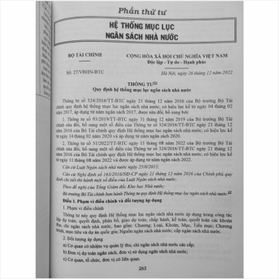 Sách Hệ Thống Mục Lục Ngân Sách Nhà Nước - V2406D