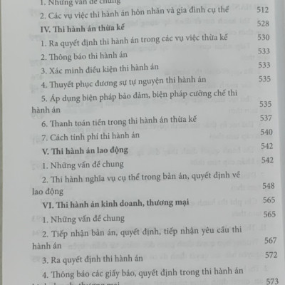 Cẩm nang thi hành án dân sự (Tái bản lần thứ hai, có sửa đổi, bổ sung)
