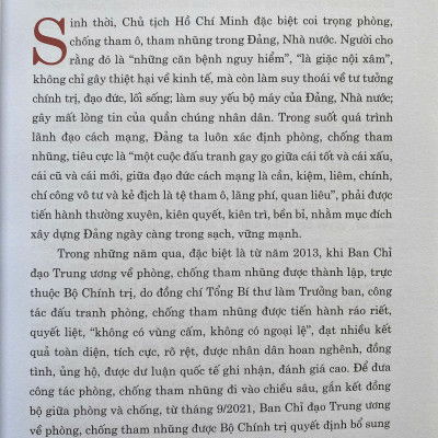 Kiên Quyết, Kiên Trì Đấu Tranh Phòng, Chống Tham Nhũng, Tiêu Cực, Góp Phần Xây Dựng Đảng Và Nhà Nước Ta Ngày Càng Trong Sạch, Vững Mạnh