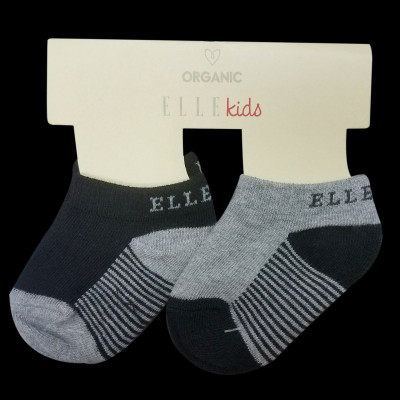 Lốc 2 Đôi Tất ORGANIC Dành Cho Trẻ 6-18M Thương Hiệu ELLE EK30 LOC2