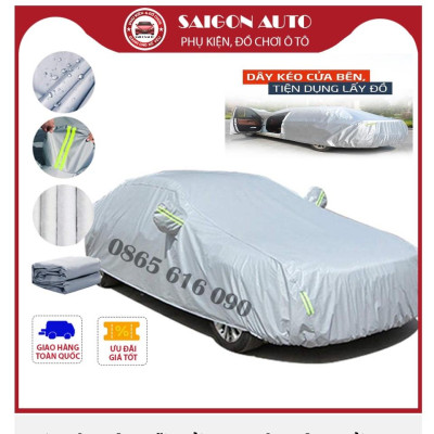 [SORENTO] Bạt trùm xe ô tô Kia Sorento vải dù oxford cao cấp , áo bạt phủ trùm che kín che nắng,mưa
