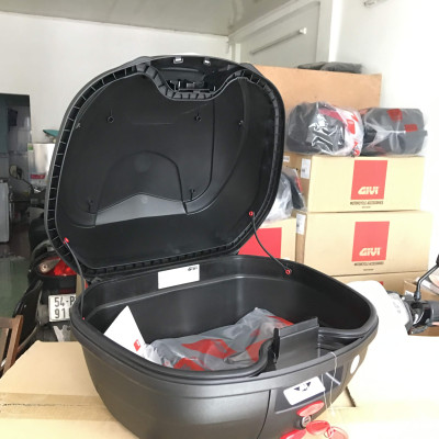 Thùng givi B360N kèm đế đệm MP70N và ốc gắn, thùng gắn sau xe máy givi