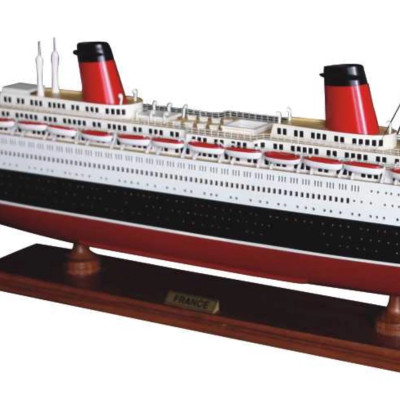 Mô hình Du thuyền FRANCE cao cấp, mô hình gỗ tự nhiên, sang trọng lắp ráp sẵn 1st FURNITURE