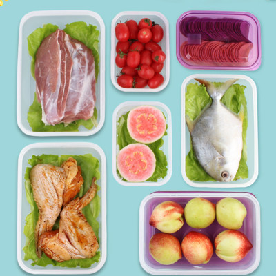 Bộ 2 hộp thủy tinh chịu nhiệt hình chữ nhật dung tích 370ml -CCL32