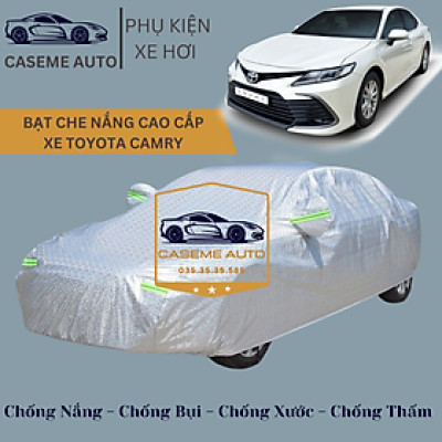 [TOYOTA CAMRY] Bạt phủ xe ô tô tráng nhôm cao cấp dành cho xe TOYOTA CAMRY , 3 lớp chống nóng, chống thấm, chống bụi - Hàng Chính Hãng