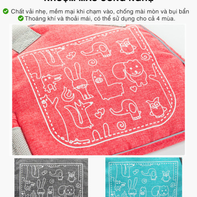 Đai An Toàn Cho Bé Đi Xe Máy OFFICE CHILL Bảo Vệ Bé Ngồi Trước Hoặc Sau Phù Hợp Từ 1 Đến 10 Tuổi