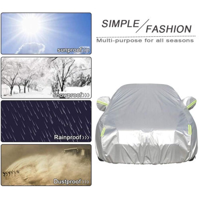 [VINFAST VF8] Bạt phủ xe ô tô 3 lớp thông minh xe điện Vinfast Vfe8, chất liệu vải dù oxford cao cấp, áo trùm 