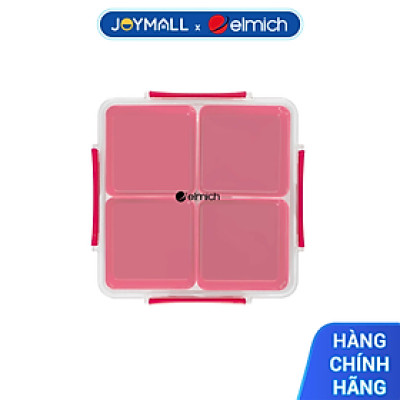 Hộp Nhựa Đa Năng 4 Ngăn Rời Elmich EL-0754 2.7L, Hàng Chính Hãng, Nhựa PP An Toàn - JoyMall