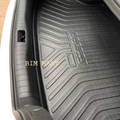 Lót cốp dành cho xe Kia Soluto 2019 - 2021 không mùi, chất liệu TPO cao cấp